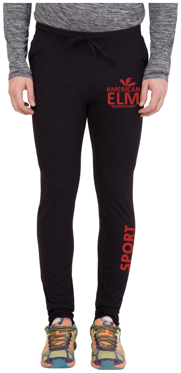 

American-Elm Black Stylish Printed TrackWear for Men