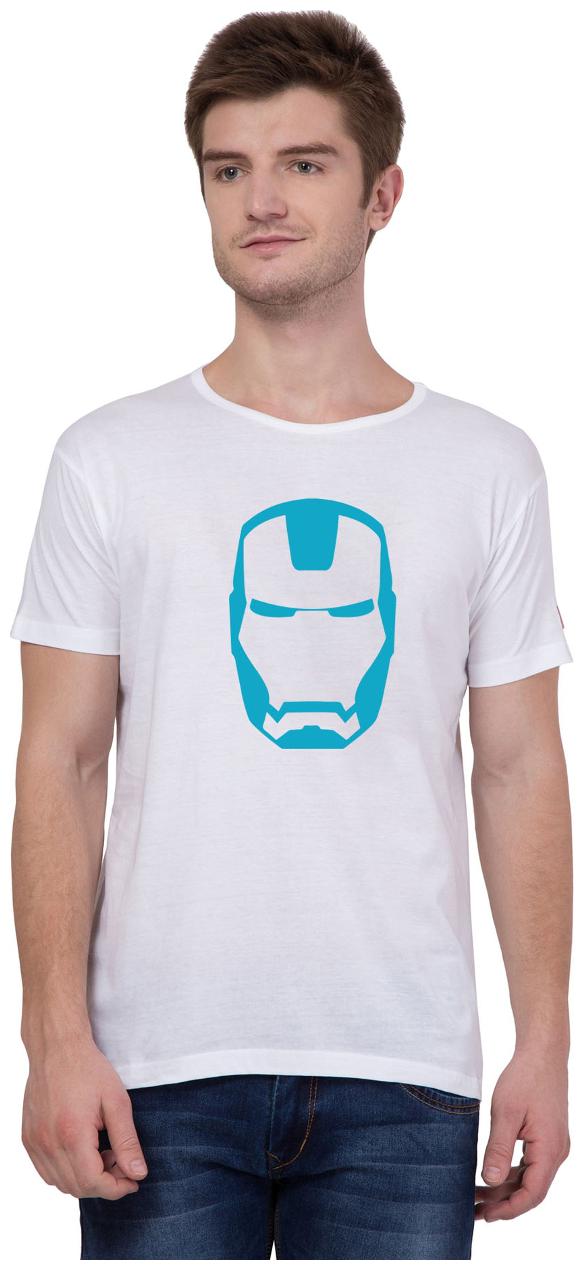

American-Elm Men White Slim fit Cotton Round neck T-Shirt - Pack Of 1