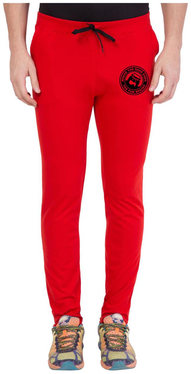 

American-Elm Men s Red Zeep Printed Sportswear Lower