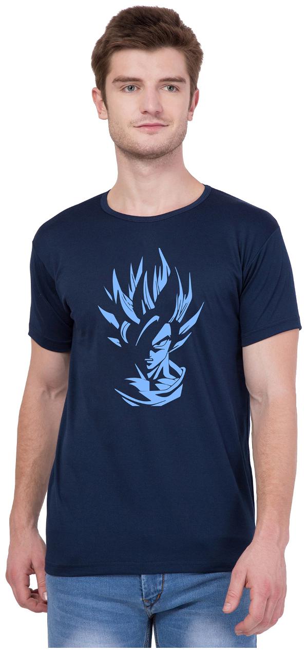 

American-Elm Men Navy blue Slim fit Cotton Round neck T-Shirt - Pack Of 1