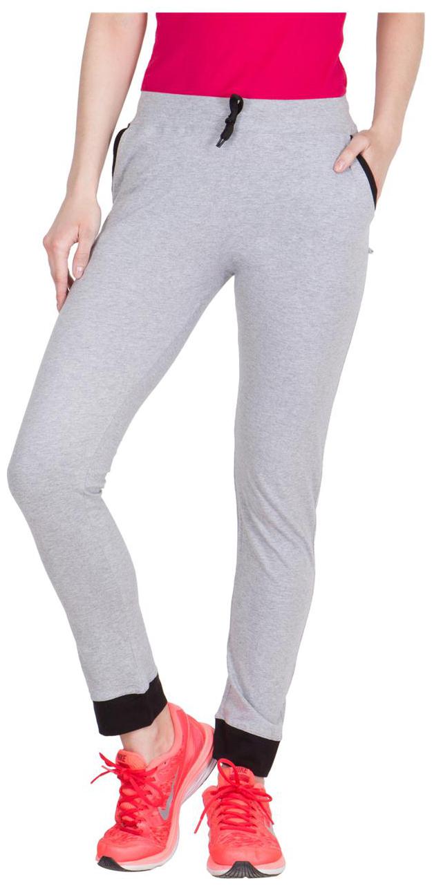 

American-Elm Women Regular fit Fleece Solid Track pants - Grey