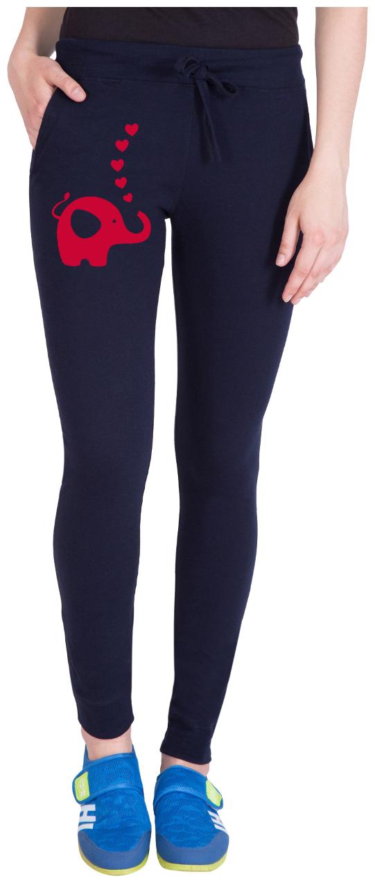 

American-Elm Women Regular fit Cotton Solid Track pants - Blue