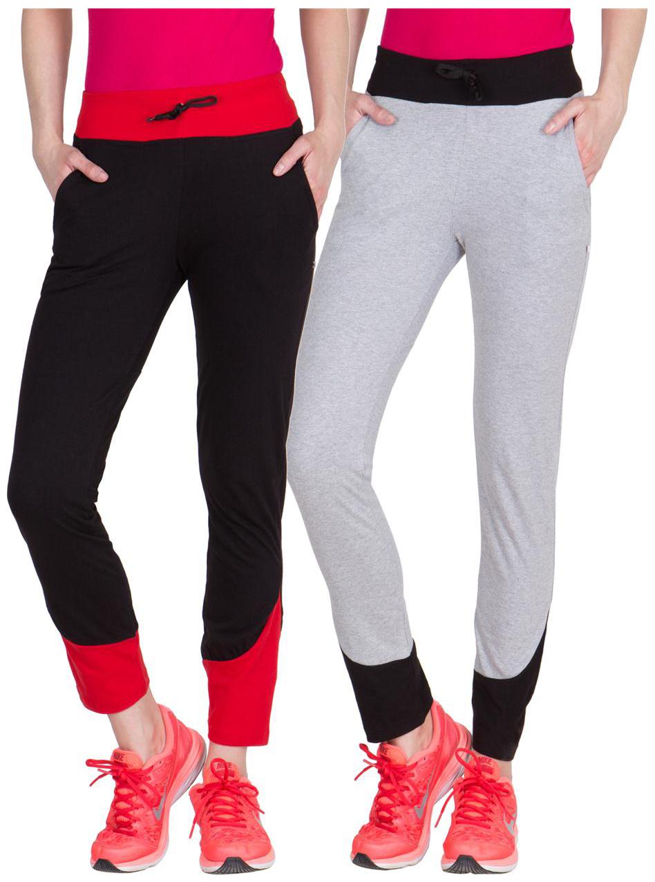 

American-Elm Women Regular fit Fleece Solid Track pants - Grey