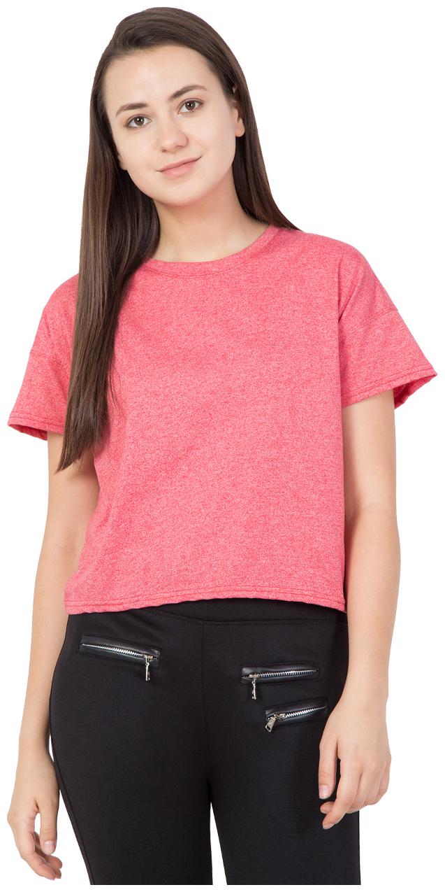 

American-Elm Women Solid A-line top - Orange