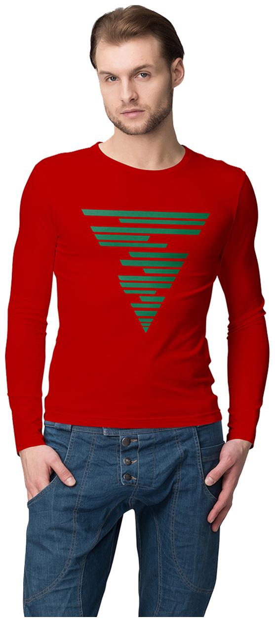 

American-Elm Men Red Slim fit Cotton Round neck T-Shirt - Pack Of 1