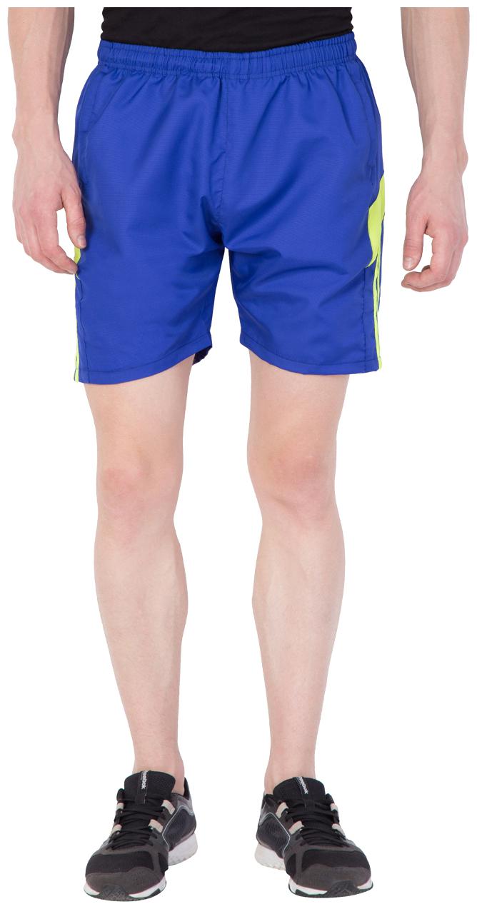 

American-Elm Men s Blue Poly Cotton Solid Short