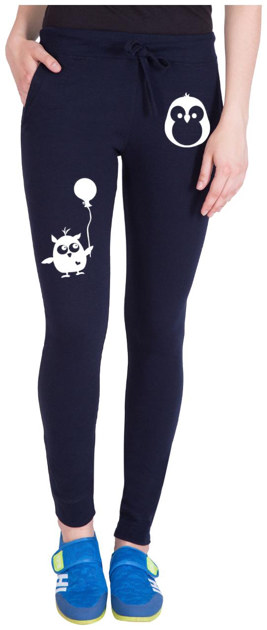 

American-Elm Women Regular fit Cotton Solid Track pants - Blue