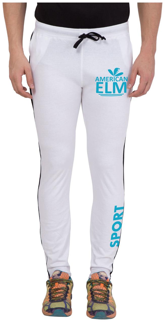 

American-Elm Men s White Stylish Printed Lower