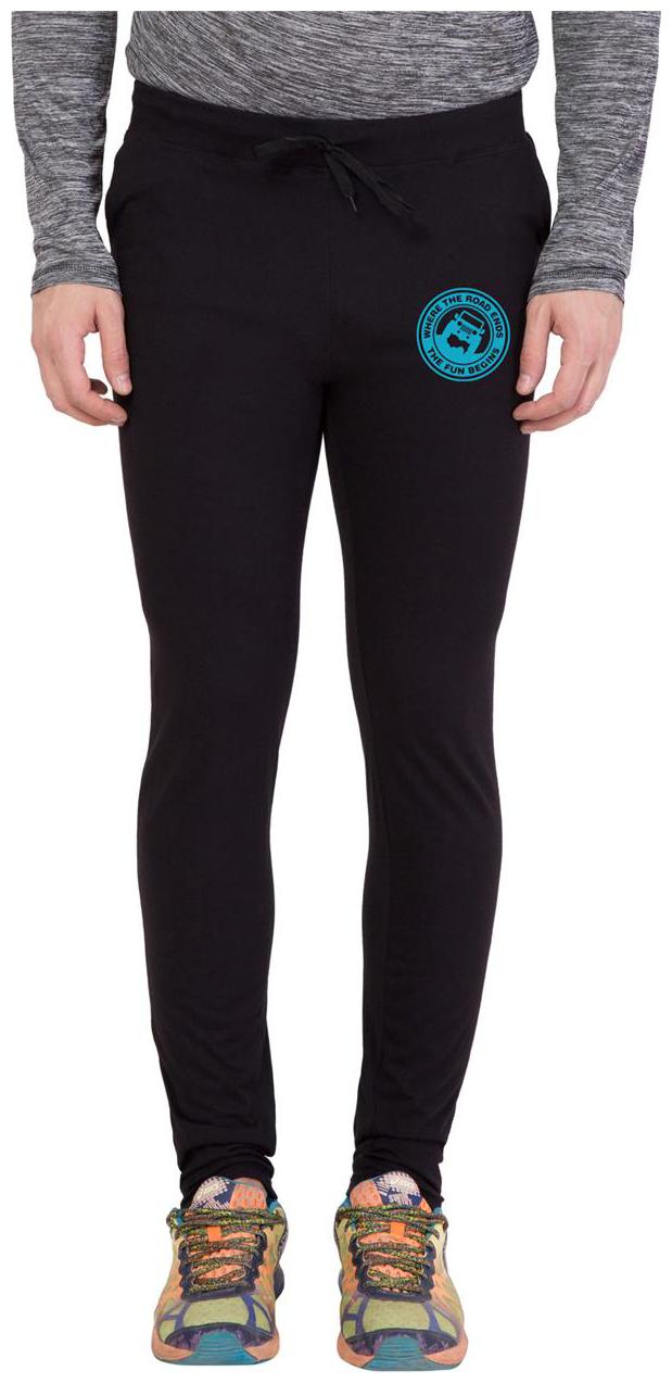 

American-Elm Men s Black Slim Fit Zeep Printed Lower