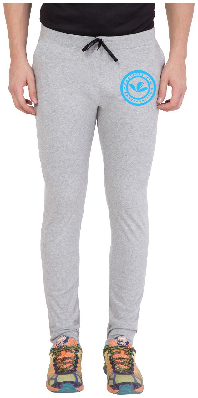 

American-Elm Men s Grey Cotton Printed Trackpant