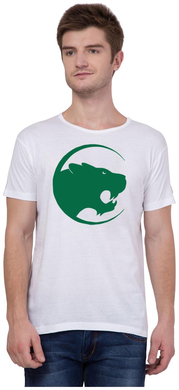 

American-Elm Men White Slim fit Cotton Round neck T-Shirt - Pack Of 1