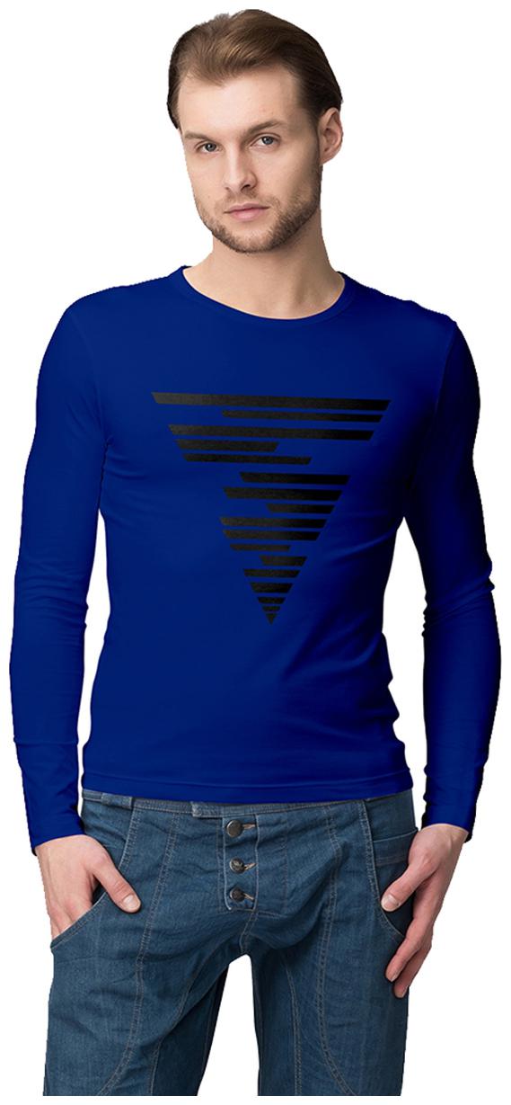 

American-Elm Men Blue Slim fit Cotton Round neck T-Shirt - Pack Of 1