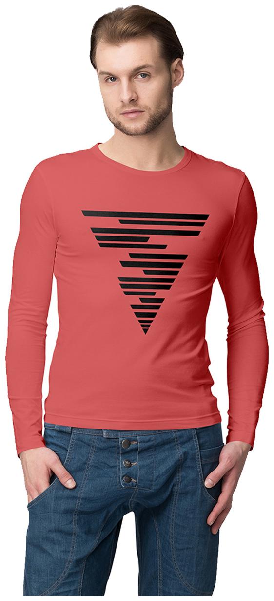

American-Elm Men Orange Slim fit Cotton Round neck T-Shirt - Pack Of 1