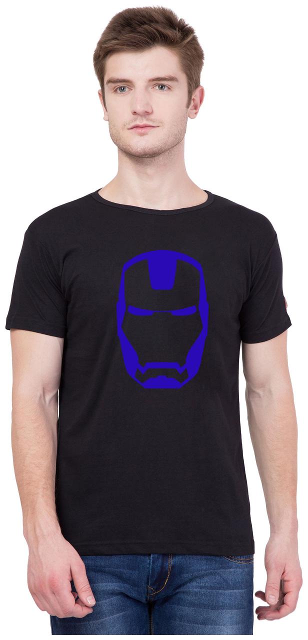 

American-Elm Men Black Slim fit Cotton Round neck T-Shirt - Pack Of 1