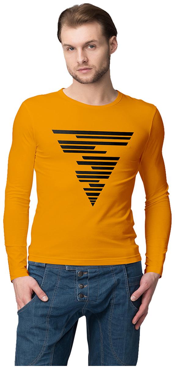 

American-Elm Men Yellow Slim fit Cotton Round neck T-Shirt - Pack Of 1