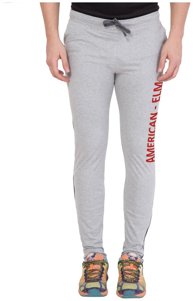 

American-Elm Men s Grey Stylish Cotton Printed Lower