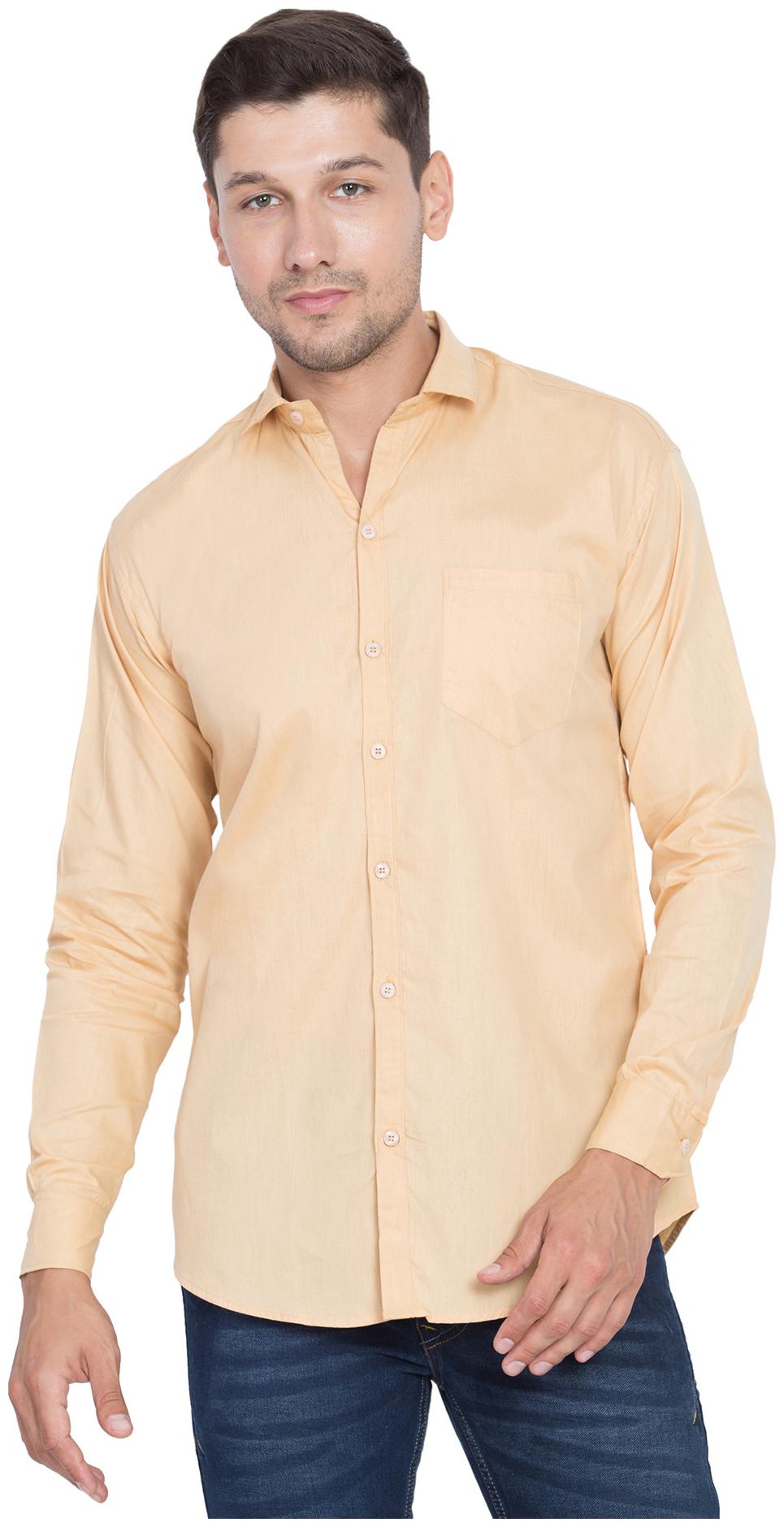 

American-Elm Men Regular fit Formal Shirt - White