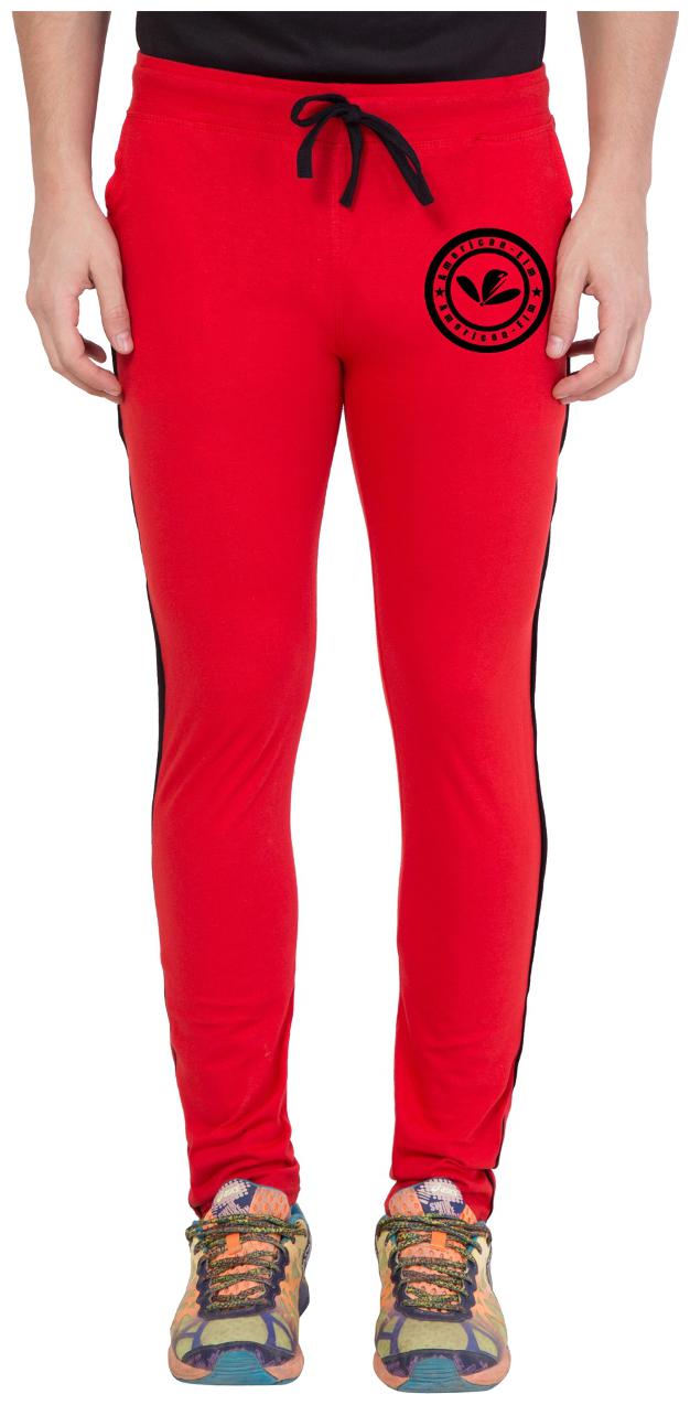 

American-Elm Men s Red Cotton Printed Trackpant