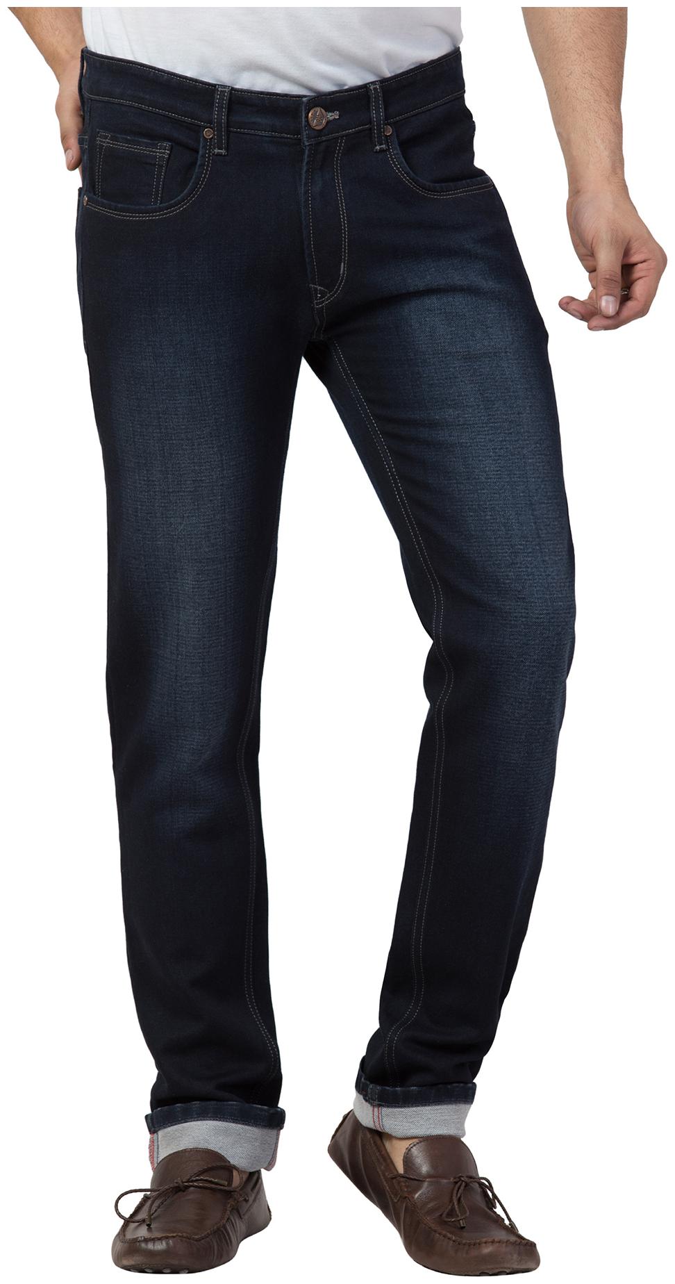

American Elm Men Blue Straight Fit Jeans