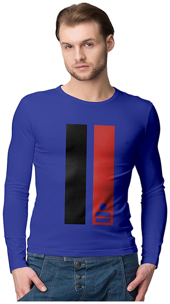 

American-Elm Men Blue Slim fit Cotton Round neck T-Shirt - Pack Of 1