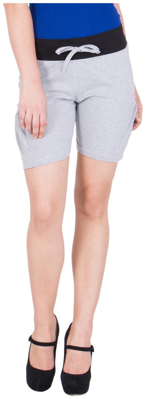 

American-Elm Women s Grey Shorts