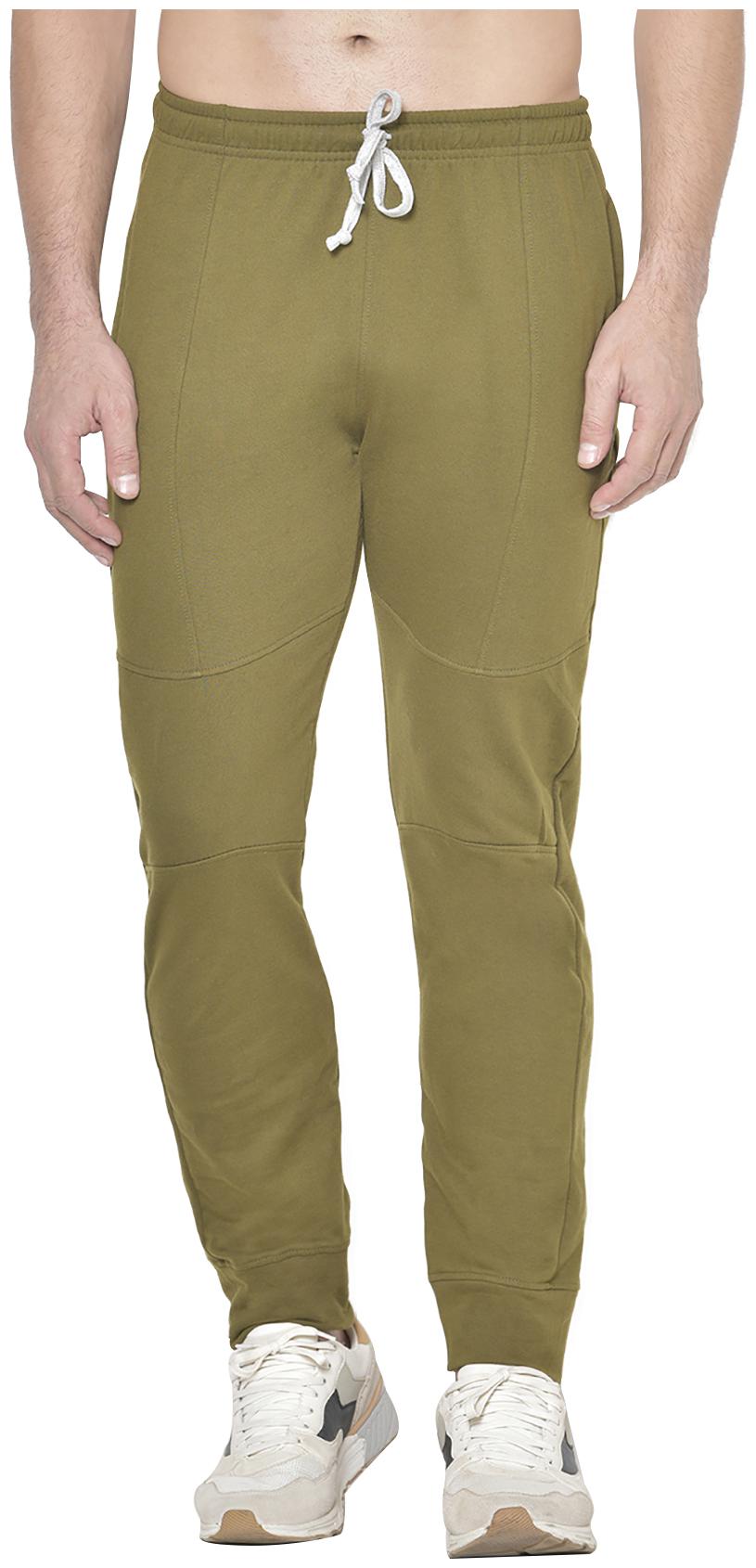 

American-Elm Men Olive Solid Slim fit Joggers