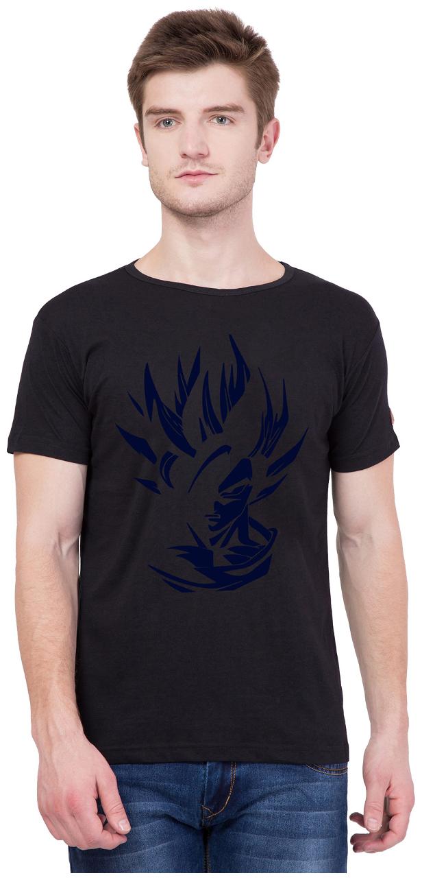 

American-Elm Men Black Slim fit Cotton Round neck T-Shirt - Pack Of 1