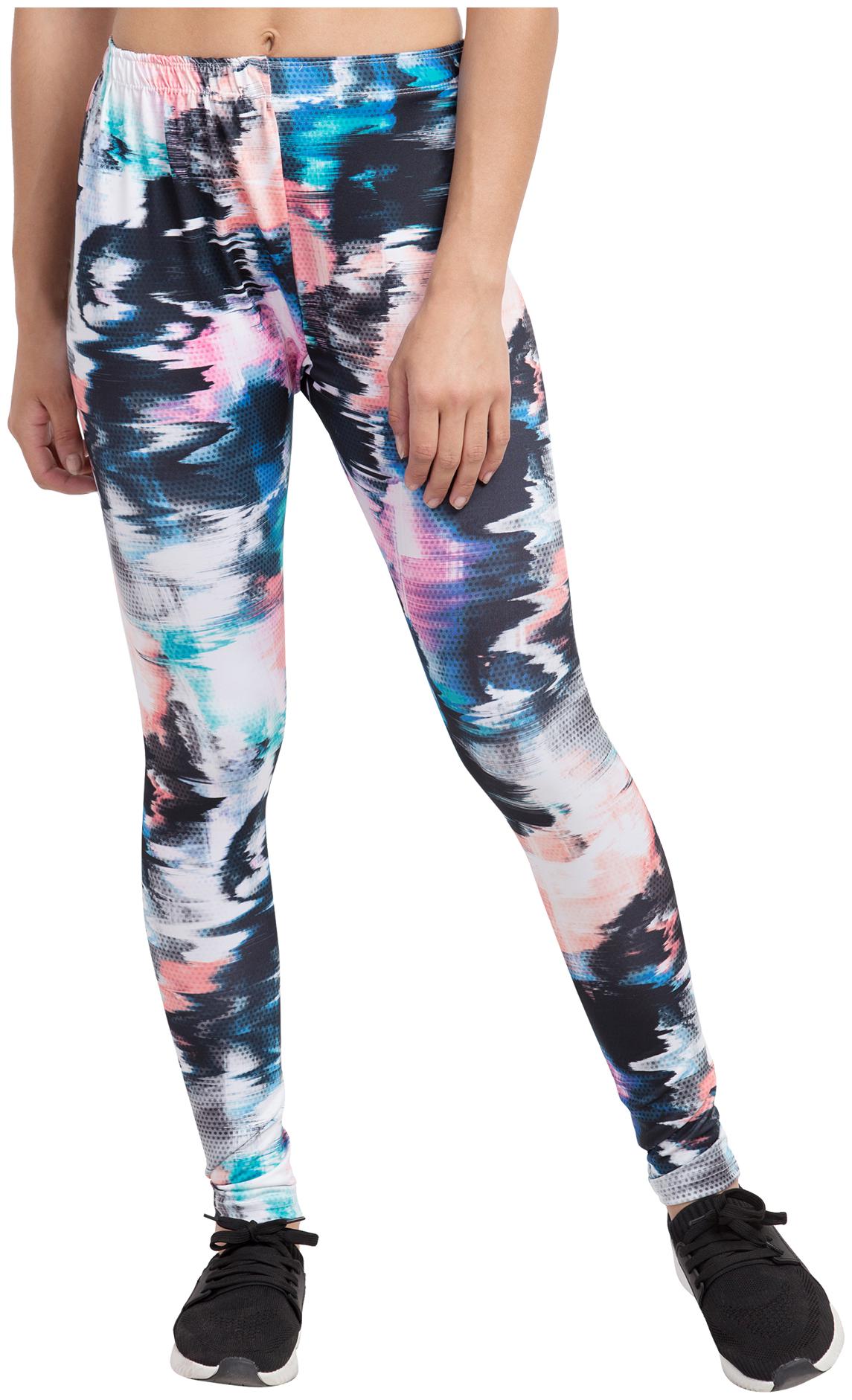 

American-Elm Women Printed Multi Full Length Lycra Comfortable Leggings for Women
