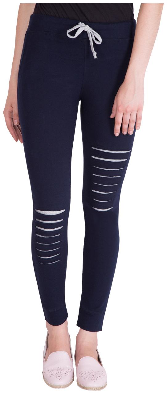 

American-Elm Women Regular fit Cotton Solid Track pants - Blue