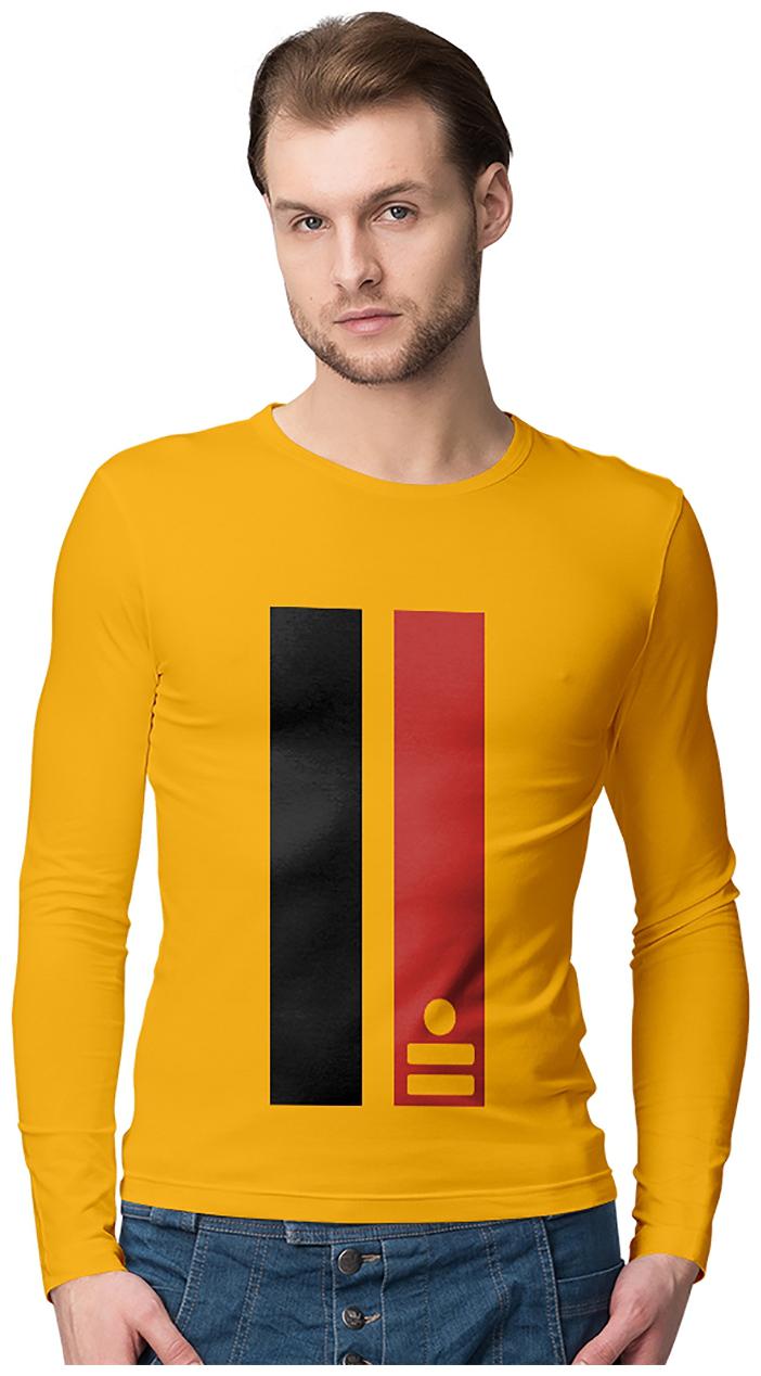 

American-Elm Men Yellow Slim fit Cotton Round neck T-Shirt - Pack Of 1