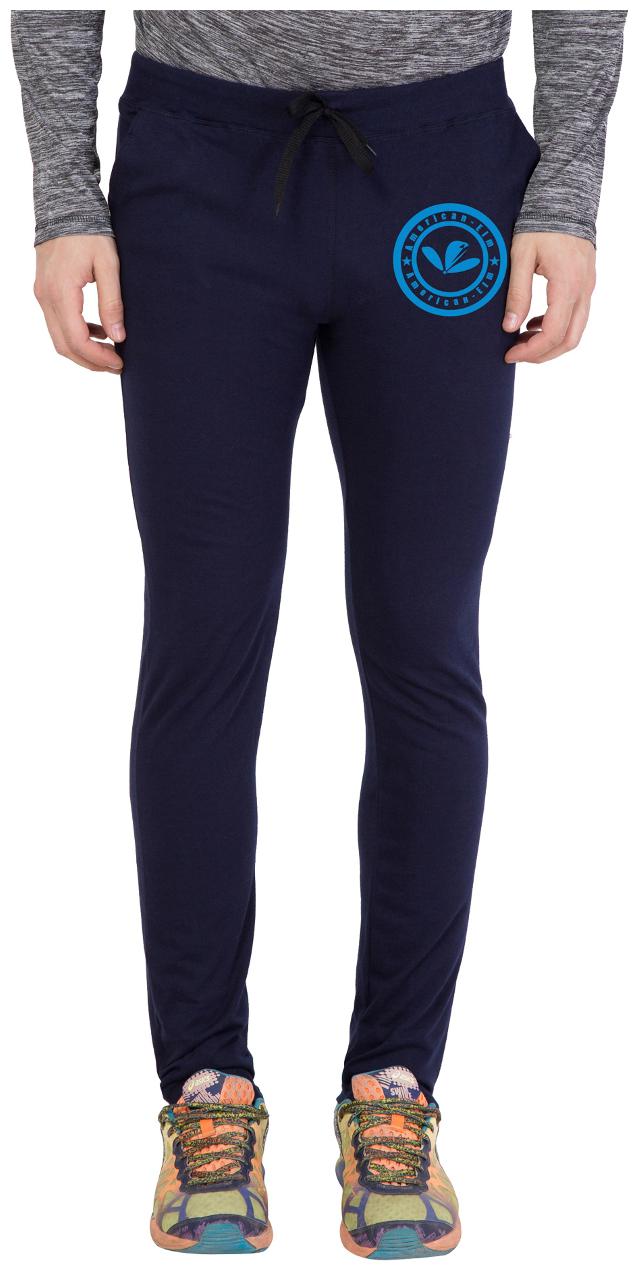 

American-Elm Navy Blue Printed Lower for Men