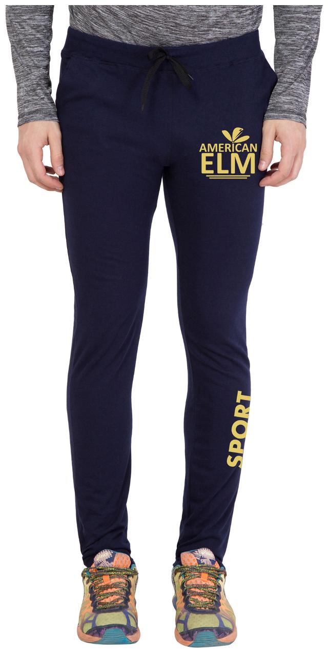 

American-Elm Men s Navy Blue Stylish Printed Track Lower