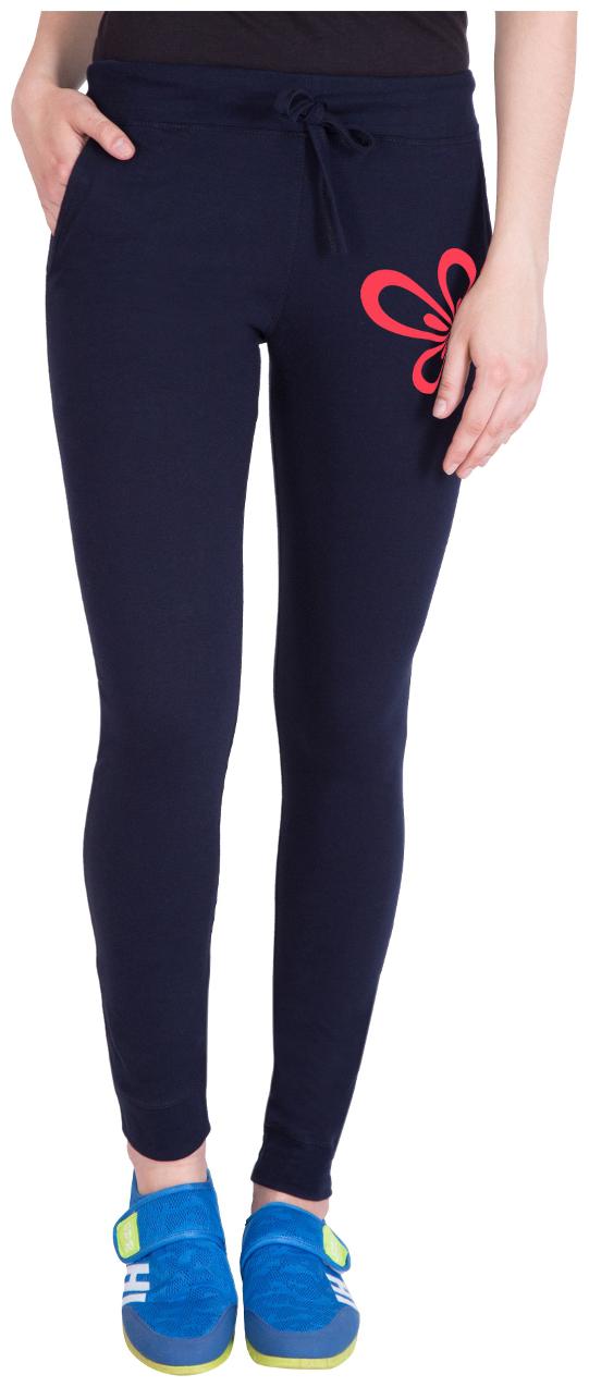 

American-Elm Women Regular fit Cotton Solid Track pants - Blue