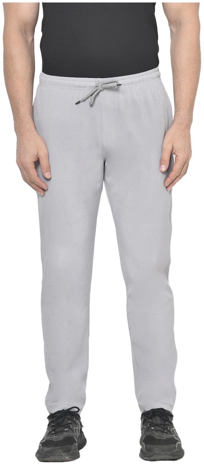 

American-Elm Men Grey Solid Slim fit Track pants