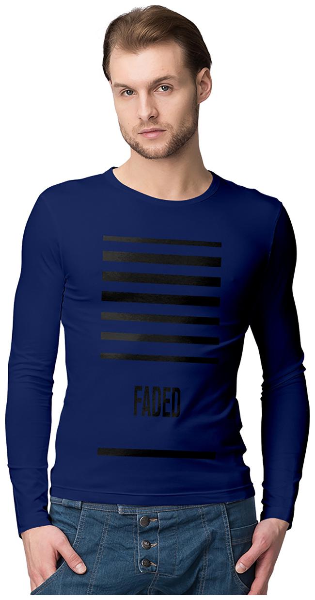 

American-Elm Men s Round Neck T-Shirt - Blue