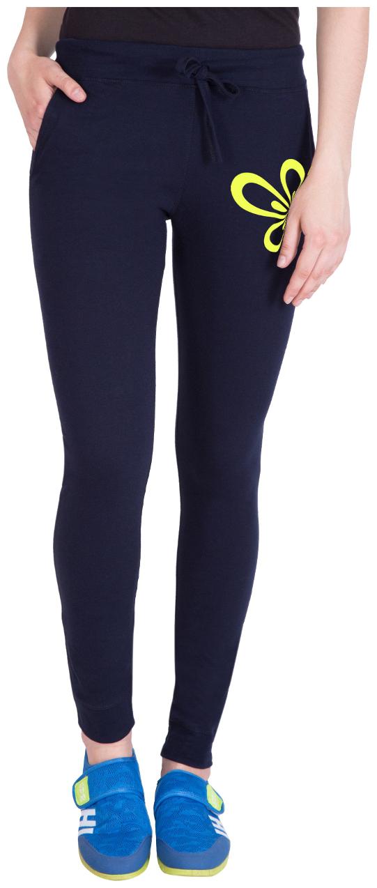 

American-Elm Women Regular fit Cotton Solid Track pants - Blue