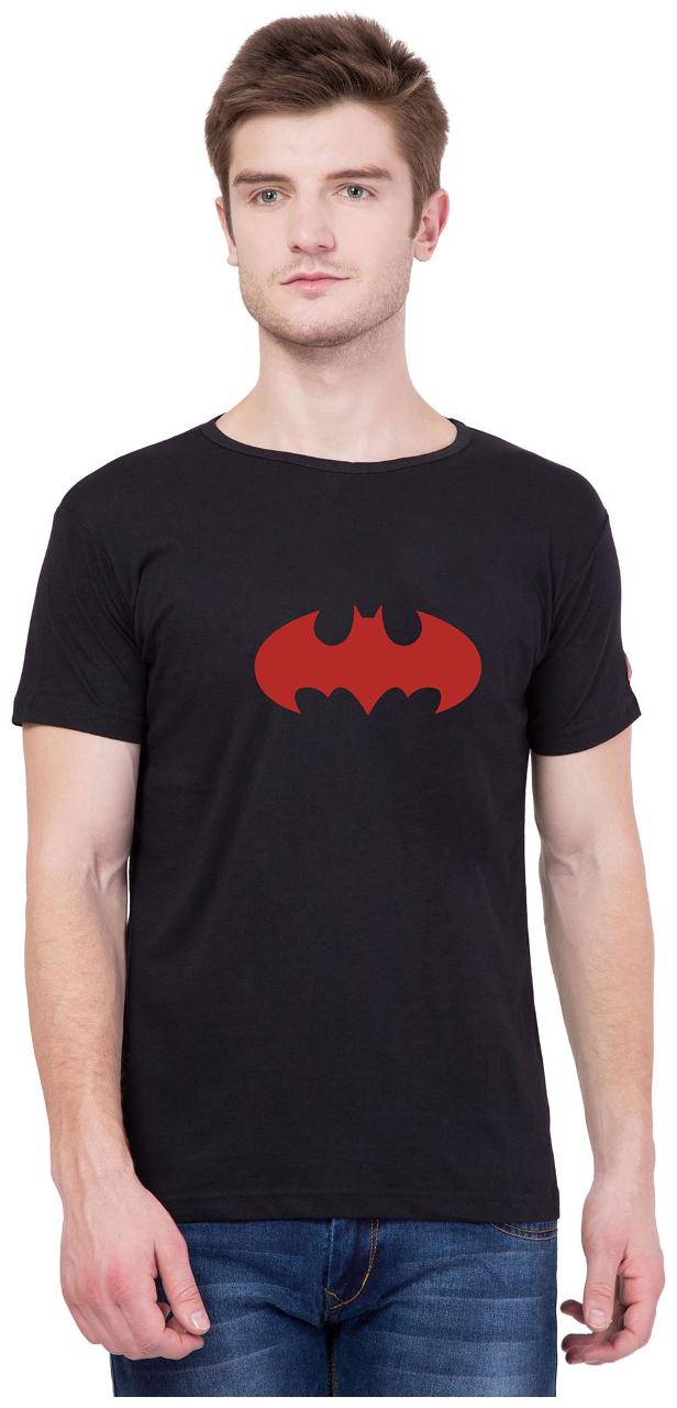 

American-Elm Men s Slim Fit Printed T-Shirt - Black
