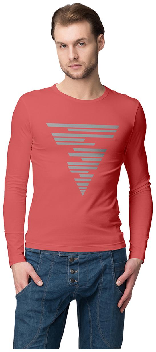 

American-Elm Men Orange Slim fit Cotton Round neck T-Shirt - Pack Of 1