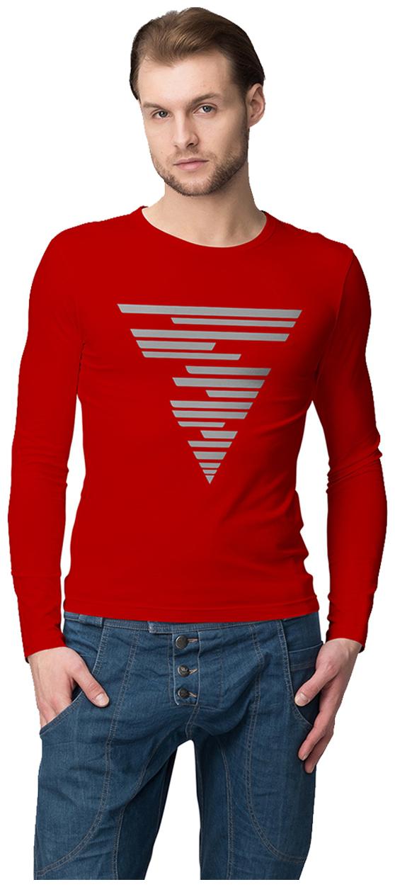 

American-Elm Men Red Slim fit Cotton Round neck T-Shirt - Pack Of 1