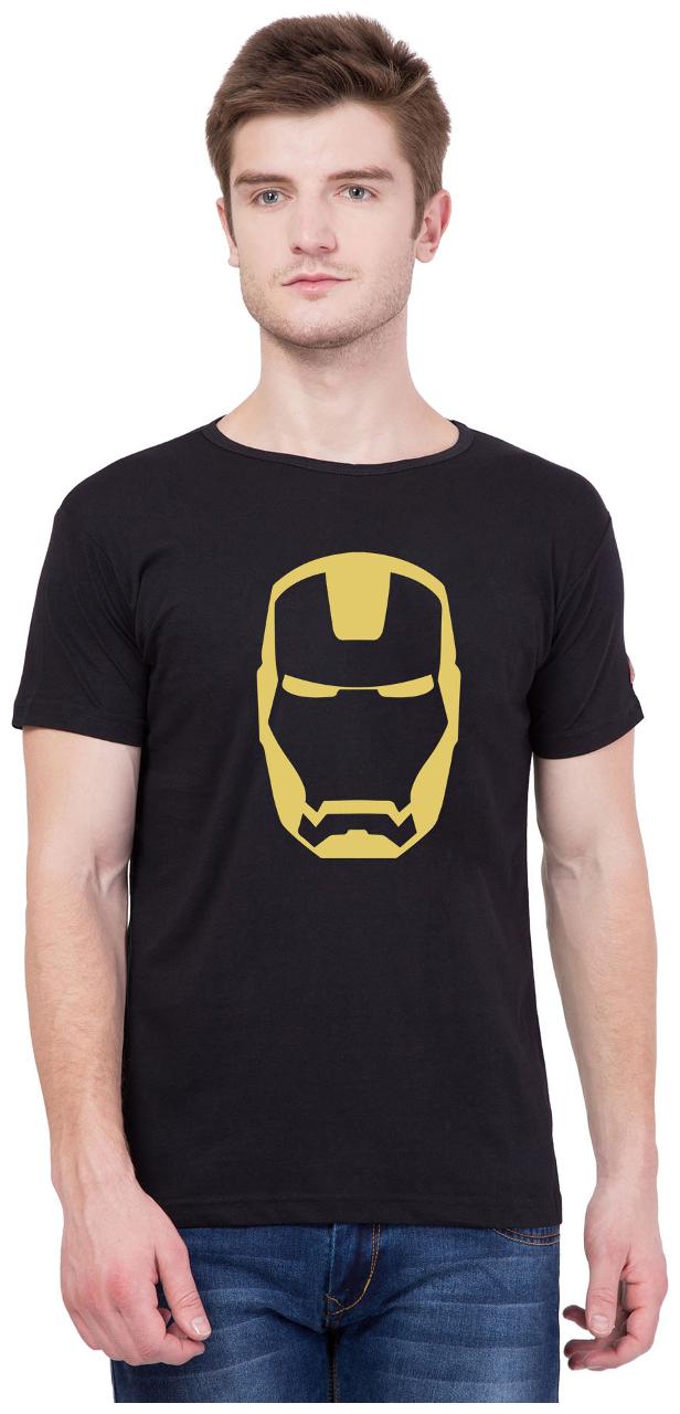 

American-Elm Men Black Slim fit Cotton Round neck T-Shirt - Pack Of 1
