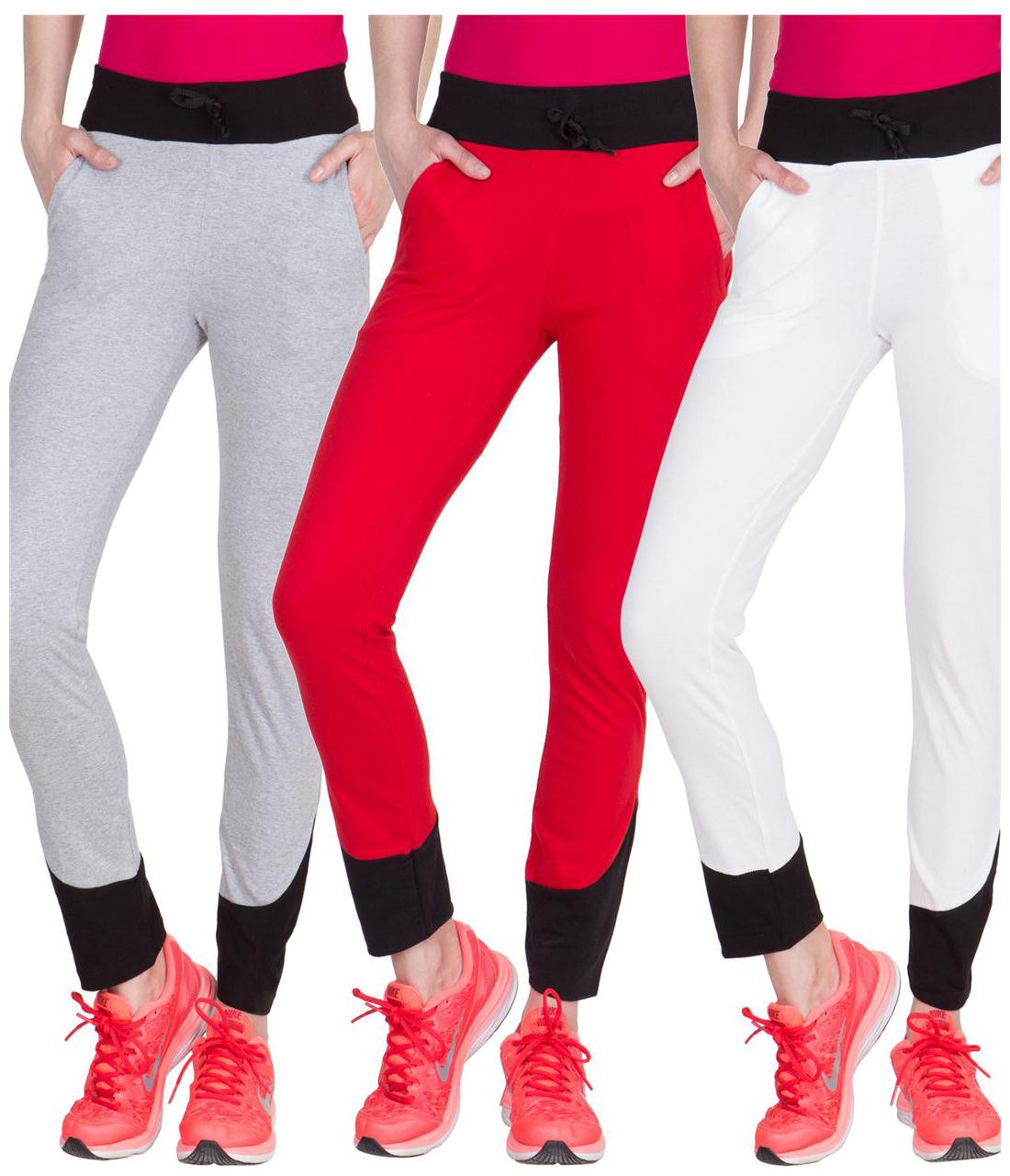 

American-Elm Women Regular fit Fleece Solid Track pants - Multi