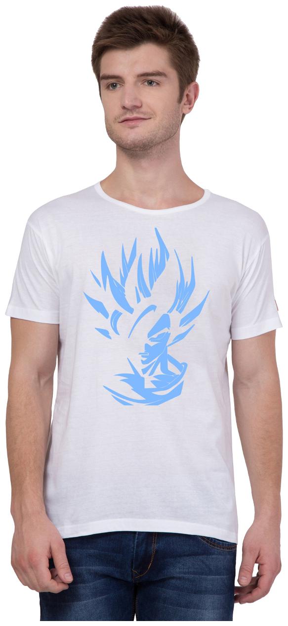

American-Elm Men White Slim fit Cotton Round neck T-Shirt - Pack Of 1