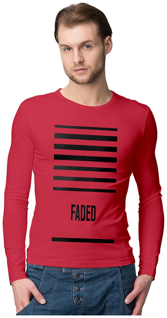 

American-Elm Men s Round Neck T-Shirt - Red