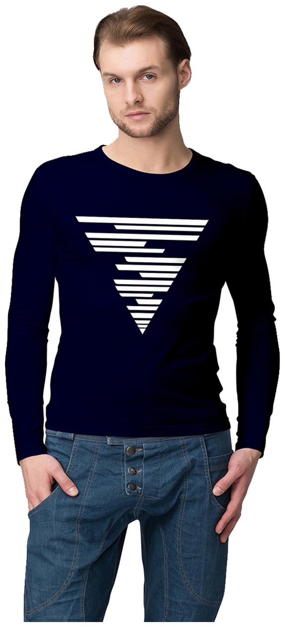 

American-Elm Men Blue Slim fit Cotton Round neck T-Shirt - Pack Of 1