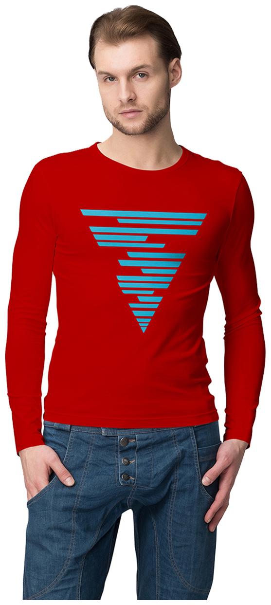

American-Elm Men Red Slim fit Cotton Round neck T-Shirt - Pack Of 1