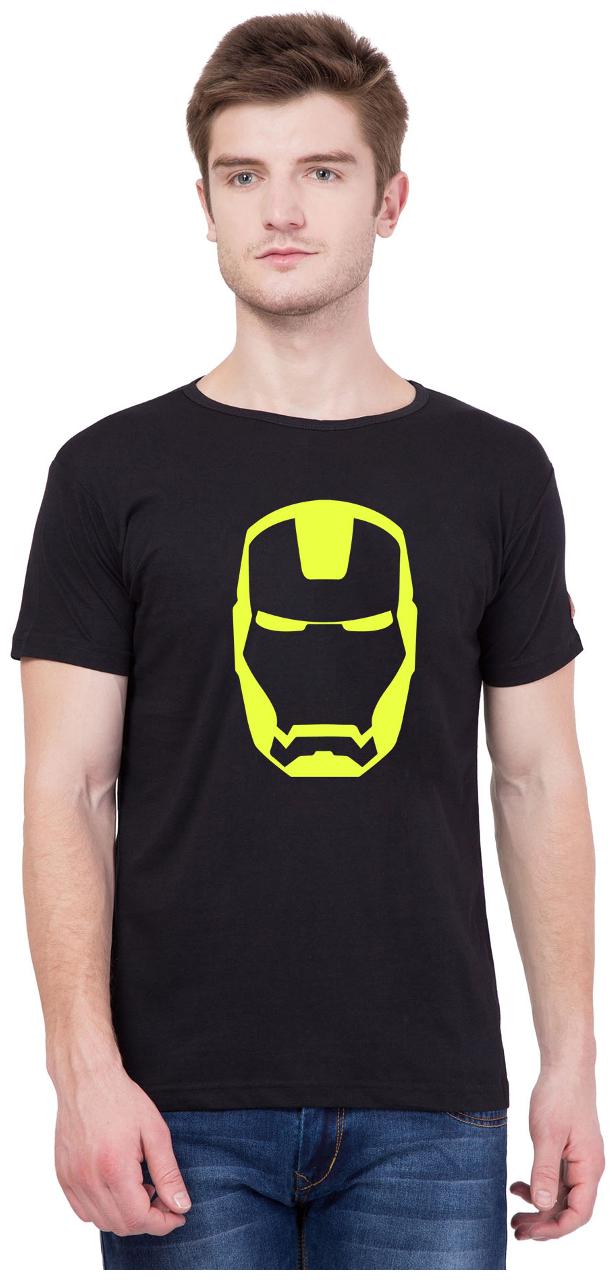 

American-Elm Men Black Slim fit Cotton Round neck T-Shirt - Pack Of 1