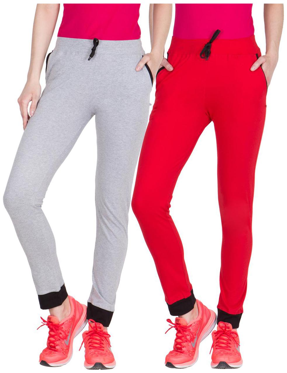 

American-Elm Women Regular fit Fleece Solid Track pants - Multi