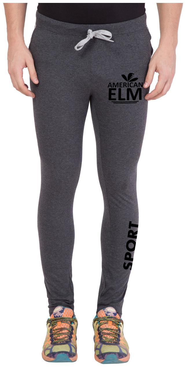 

American-Elm Dark Grey Stylish Printed Lower for Men
