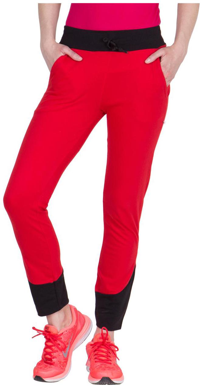 

American-Elm Women Regular fit Fleece Solid Track pants - Red