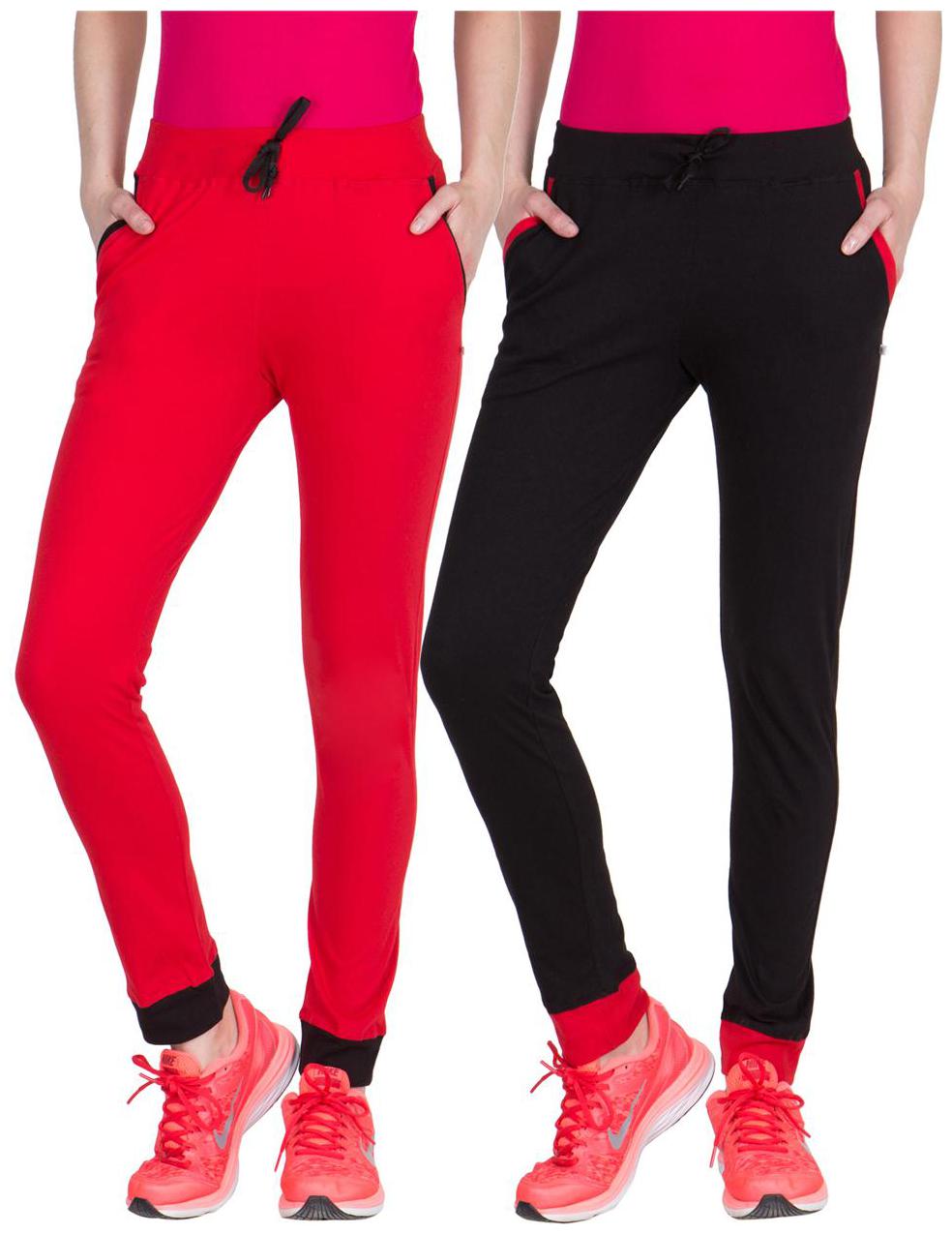 

American-Elm Women Regular fit Fleece Solid Track pants - Black